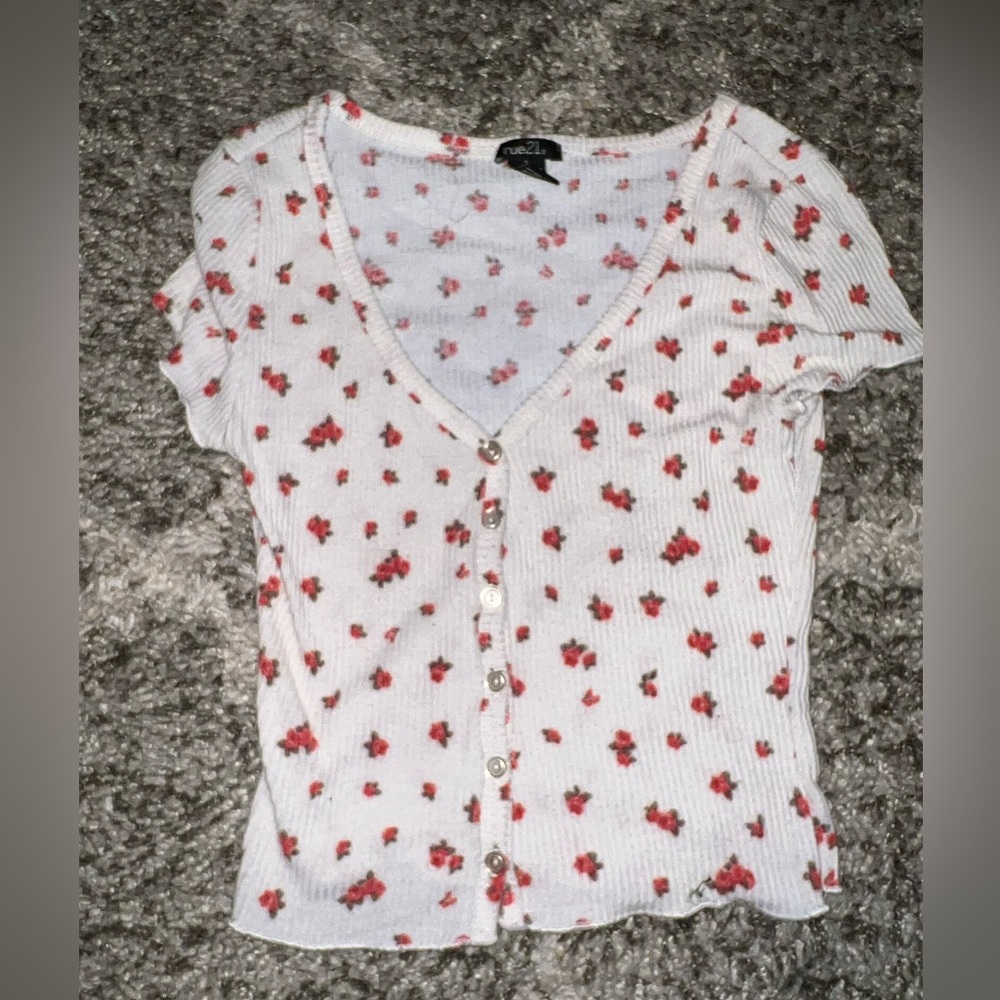 floral crop top